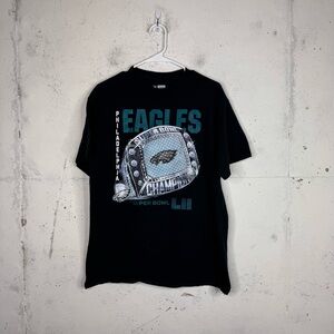 NFL Philadelphia Eagles Super Bowl Ring Graphic Shirt Large